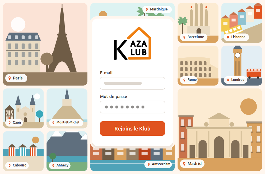Étape 1 : se connecter et rejoindre son Klub