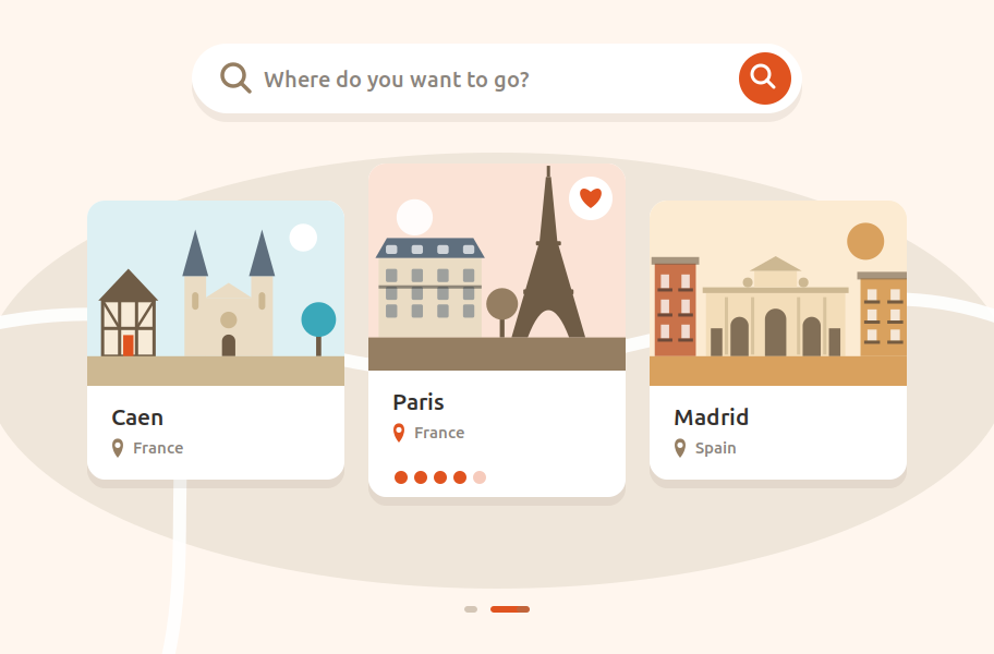 Step 2: choose your destination among the Kazas